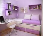 Teens Bedroom Picture: Purple Minimalist Furniture In Small Girls ...