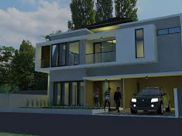 Desain Rumah Tinggal Minimalis � Batununggal � Bandung | ARCHIE 28 ...