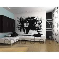 Girl Wind in vinyl for wall decoration - Silhouettes - Girl Wind ...