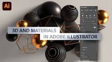 NEW: New 3D and Materials in Illustrator - YouTube