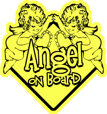 Angel On Board - Car sign by guyuman on DeviantArt