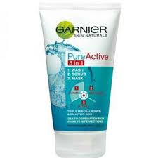 Garnier Pure Active 3 in 1 Face Wash in Pakistan