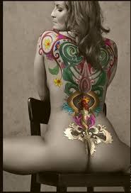 tribal body tattoo