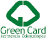 Logotipo plano dental com aparelho Green Card