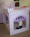 Childrens, Kids Furniture - Castle Bunk Bed
