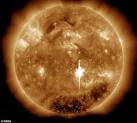 a ferocious solar storm