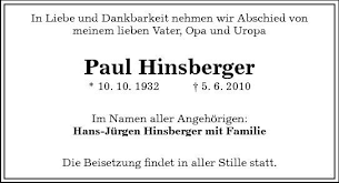 Paul Hinsberger : Galerie