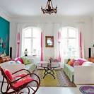 Impressive and Dazzling Colorful Living Room Interior Decoration ...