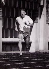 This post is about my lifetime running coach, George Gluppe. A young George Gluppe running. George Gluppe: the young sprinter - younggeorgerunning