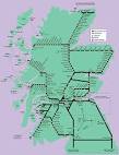 Scotland and SCOTRAIL train / rail maps