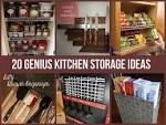 20 Genius Kitchen Storage Ideas