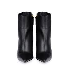 Giuseppe Zanotti Leather Gold Heel Ankle Boots Black_02.jpg
