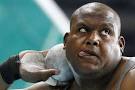 ... Yasser Ibrahim Farag of Egypt competes during the men's shot put event ... - 3476300
