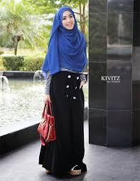Model Busana Muslim Wanita Terbaru Casual Sederhana