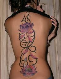 flower tattoo tribal
