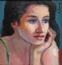 Robert Frame - robert-frame-head-of-a-young-woman-oil-on-canv-12x11