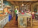 Rustic Cabin Kitchen - MyHomeIdeas.