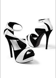 Black & White (BKWH) Two Tone Platform Heel $49 An elegantly ...