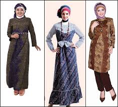 Busana Muslim Batik Wanita | Busana Muslim Batik