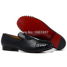 Best Quality Red Bottom Shoes Harvanana Spikes Kid Leather Mens ...