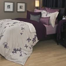 Gorgeous purple and gray bedding set. �?� CLICK for more �?� #Home ...