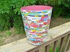 DIY Home Decor: Recycled Wastebasket — DIY Lomography
