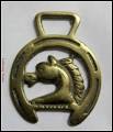 Vintage Miniature Brass Horse Head Harness Wall Key Chain ...