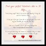Find your perfect Valentine's date in 30 days | Blog for the