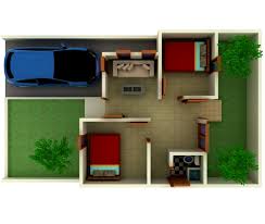 Sketsa Rumah Minimalis Type 36 Dengan Desain Tropis