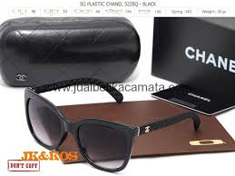 Kacamata wanita Cat Eyes Chanel 5228Q black murah