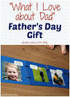 What I Love about Dad Fathers Day Gift - Just a Girl and Her Blog