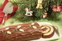chocolate-almond YULE LOG recipe | christmas recipes