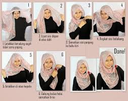 Cara Memakai Hijab Segi Empat Untuk Pesta Pernikahan | Cara ...