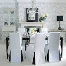 Dining Room: Stylish And Inviting Black And White Dining Room ...