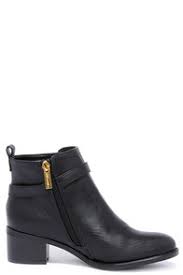 Cute Black Boots - Ankle Boots - Black Booties - $35.00