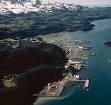 Aerial view of Cordova, Alaska
