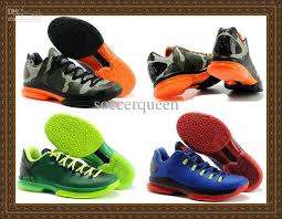 Fast Delivery Fashion Basketball Shoes Men Basket Ball Cleats Kd V ...