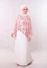 Baju Pesta Muslim Broken White Sweet & Romantic Dress | dress ...