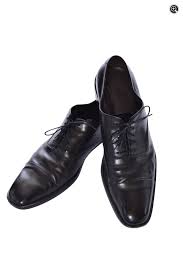 Mens Salvatore Ferragamo Studio Leather Oxford Shoes in Black ...