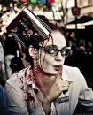 Zombie Librarian says 'Shhhhhh.' (Photo by Matthew Stewart) - 4052161755_a5ba7e6651-matthew_stewart