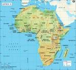 <b>Africa</b> map showing all the