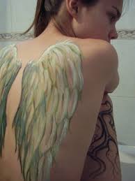 Luxury Angel Body Painting