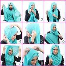 Cara Memakai Hijab Segi Empat Simple Dan Mudah | Cara Memakai Hijab