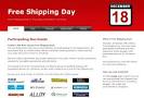 Today is FREE SHIPPING DAY: Get free shipping from hundreds of stores