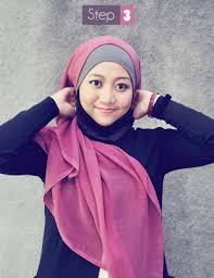 Cara memakai jilbab segi empat - Jilbab Baju Muslim