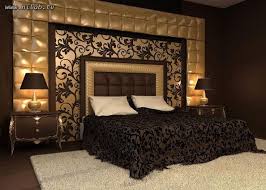 LOVE THE WALL!! - Gold Bedroom Ideas | black gold master bedroom ...