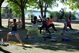 Yoga in the Park program in Canada