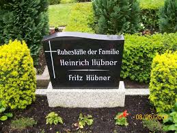 Grab von Fritz Hübner (-), Friedhof Etzel