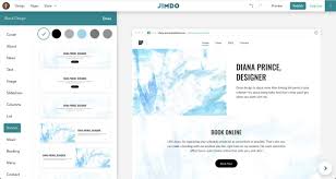 Jimdo website builder
