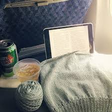 for airplane knitting!